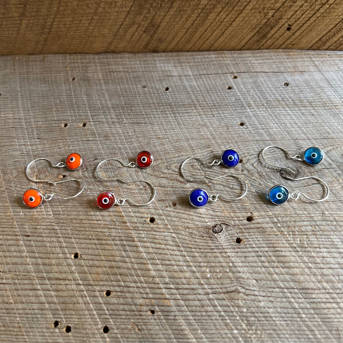 SariBlue® Crystal Evil Eye Earrings