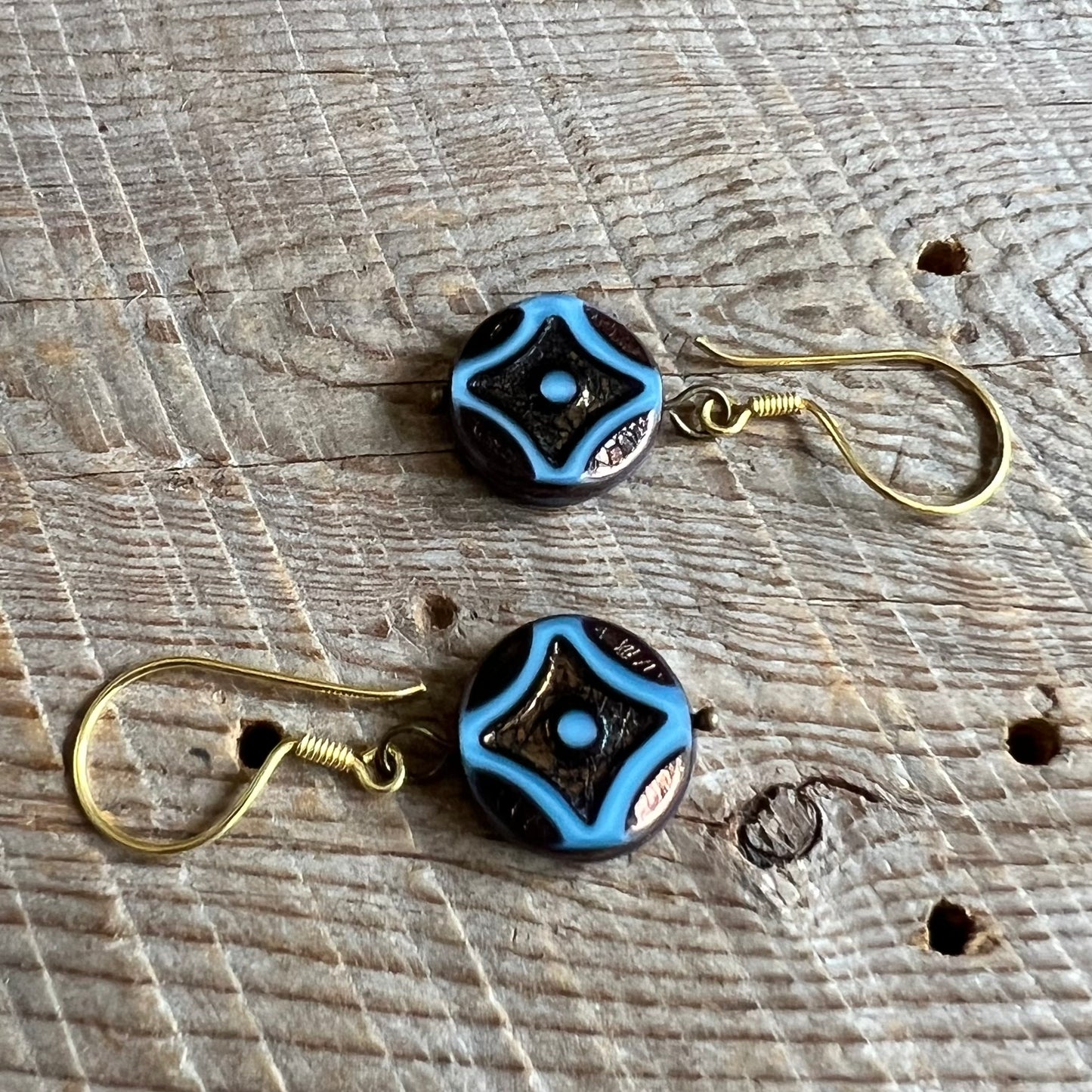 SariBlue® Zelda Czech Glass Earrings