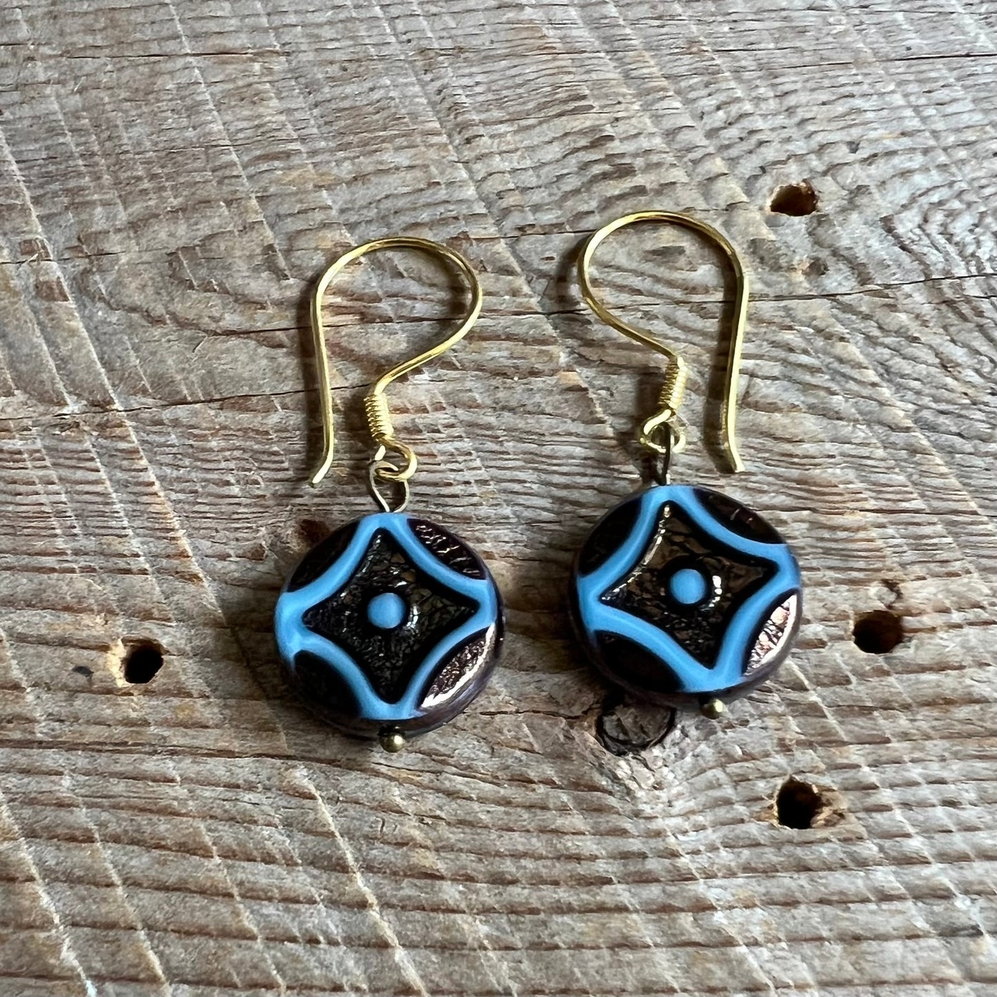 SariBlue® Zelda Czech Glass Earrings