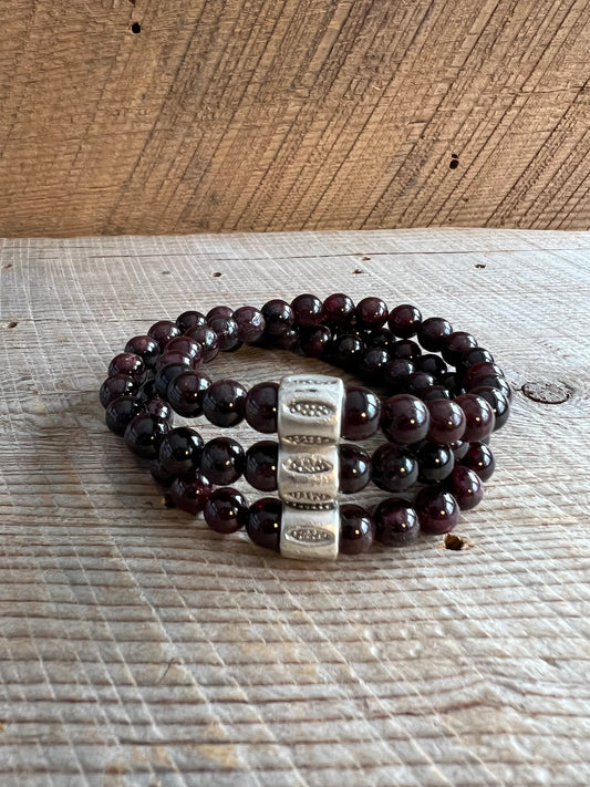 SariBlue® Garnet Bracelet