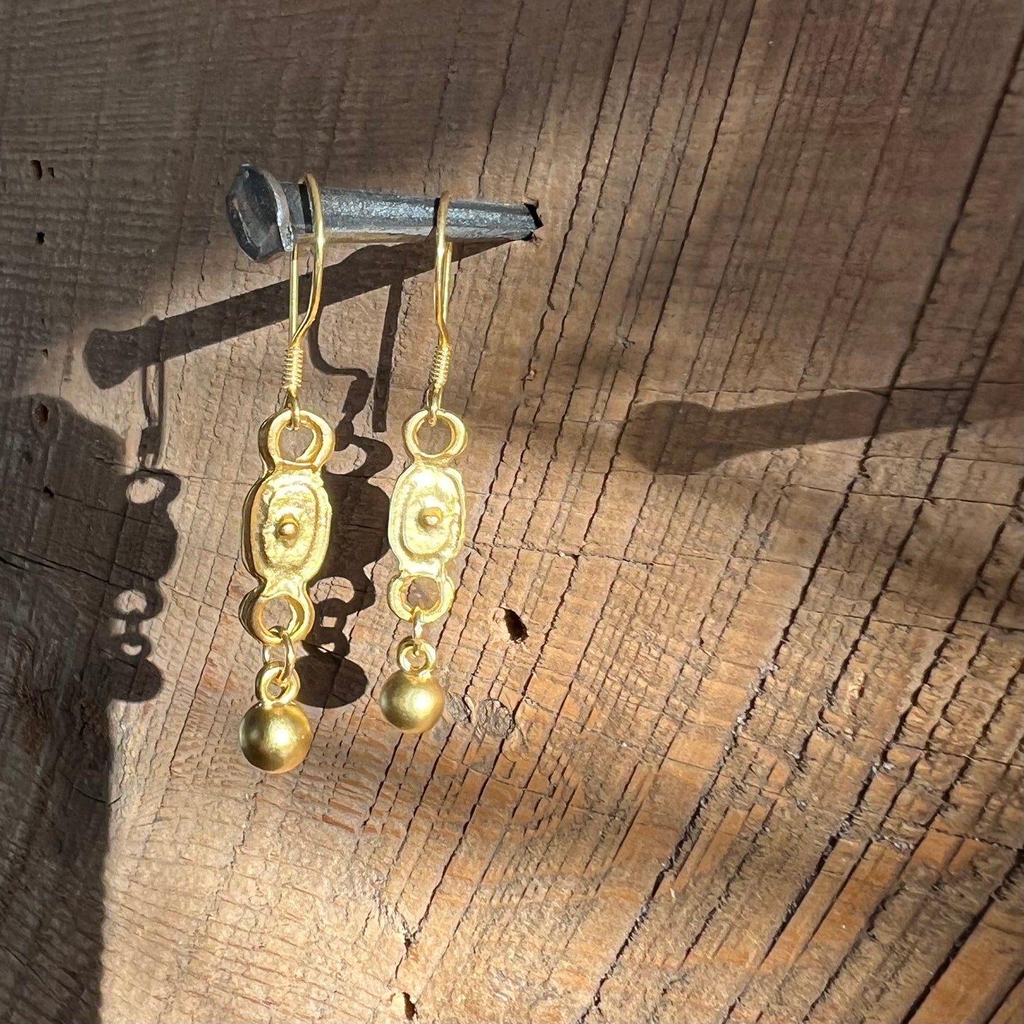 SariBlue® Roman Empire Gold Earrings