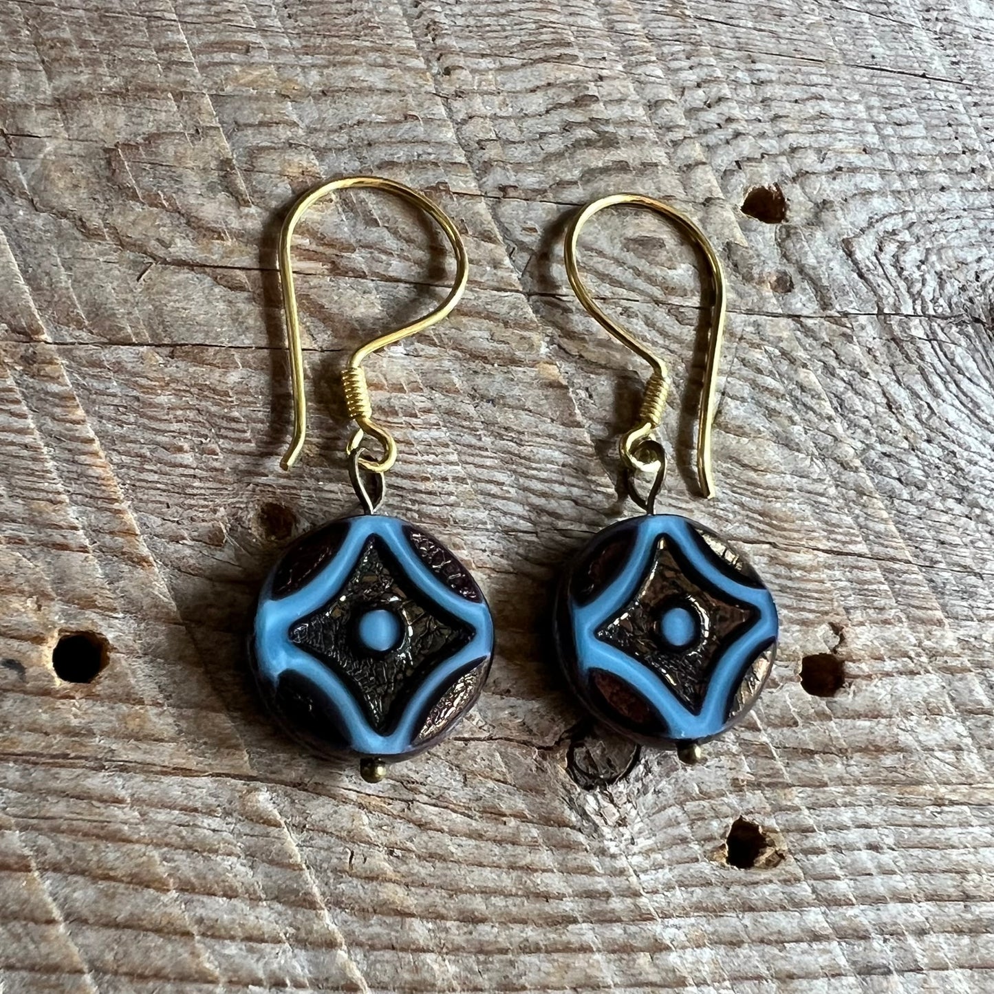 SariBlue® Zelda Czech Glass Earrings