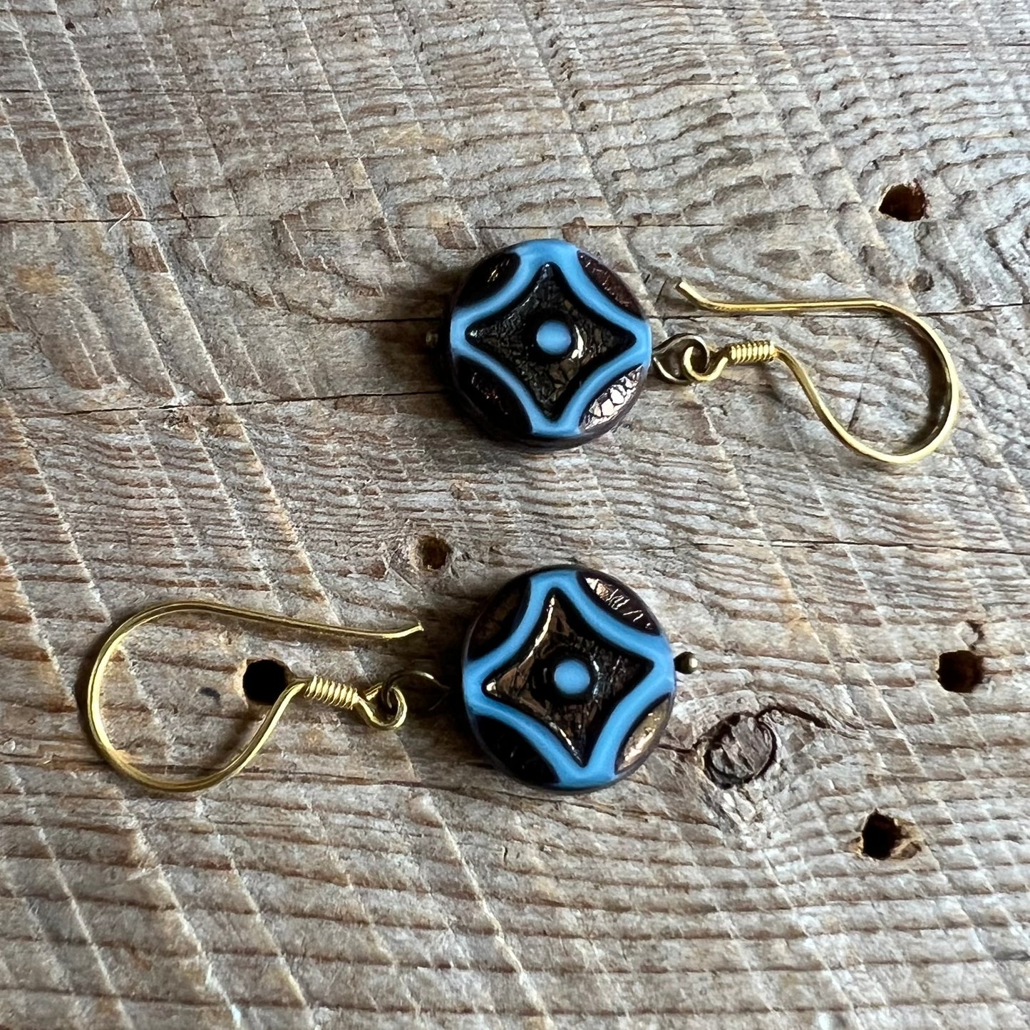SariBlue® Zelda Czech Glass Earrings