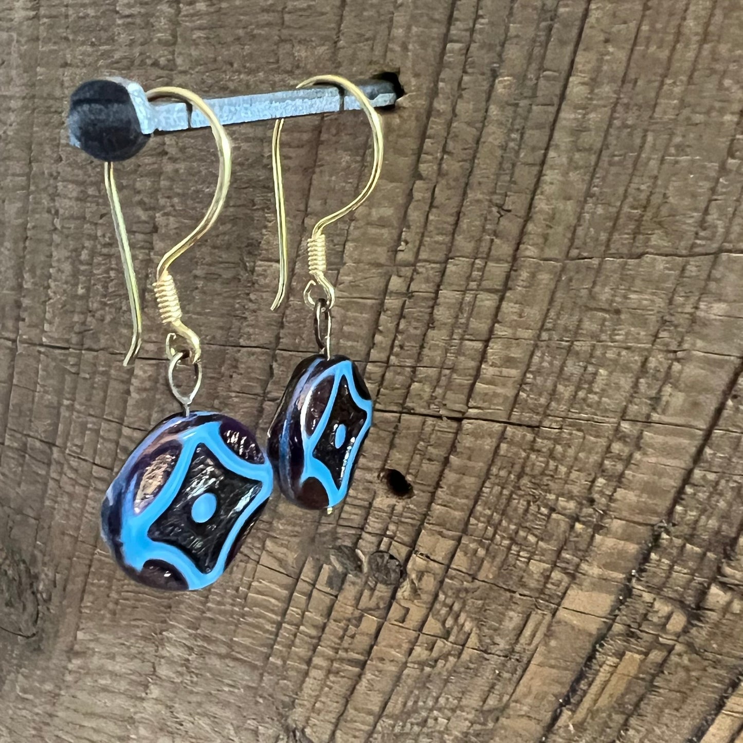 SariBlue® Zelda Czech Glass Earrings