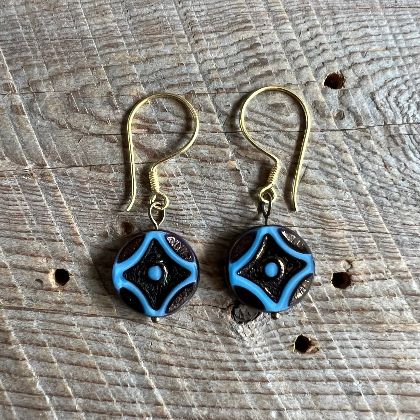 SariBlue® Zelda Czech Glass Earrings