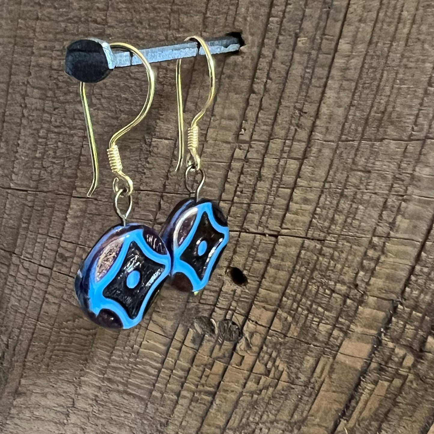 SariBlue® Zelda Czech Glass Earrings