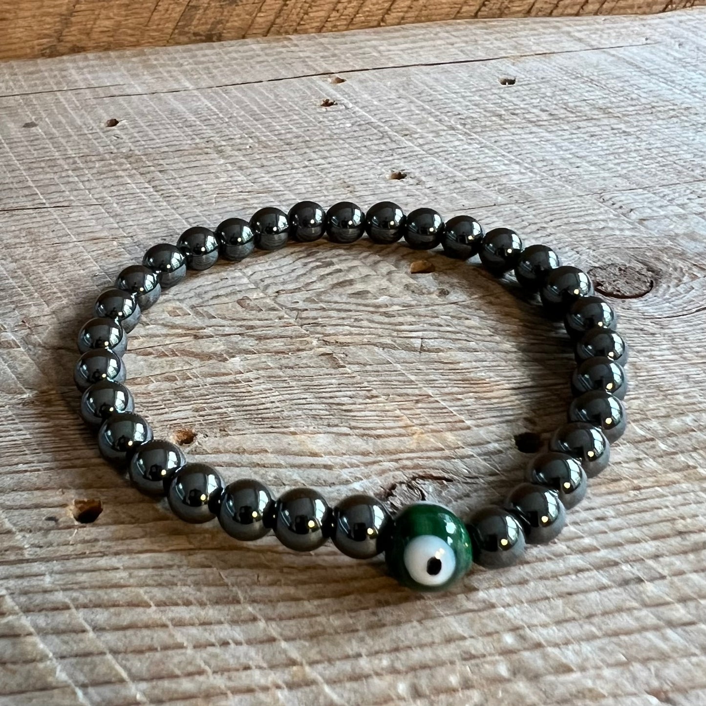 SariBlue® Evil Eye Hematite Bracelet
