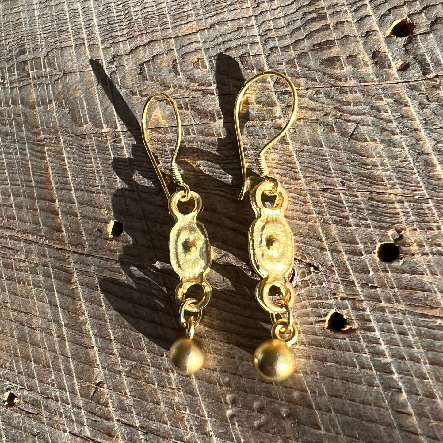 SariBlue® Roman Empire Gold Earrings