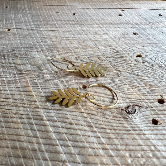SariBlue® Sweet Leaf Earrings