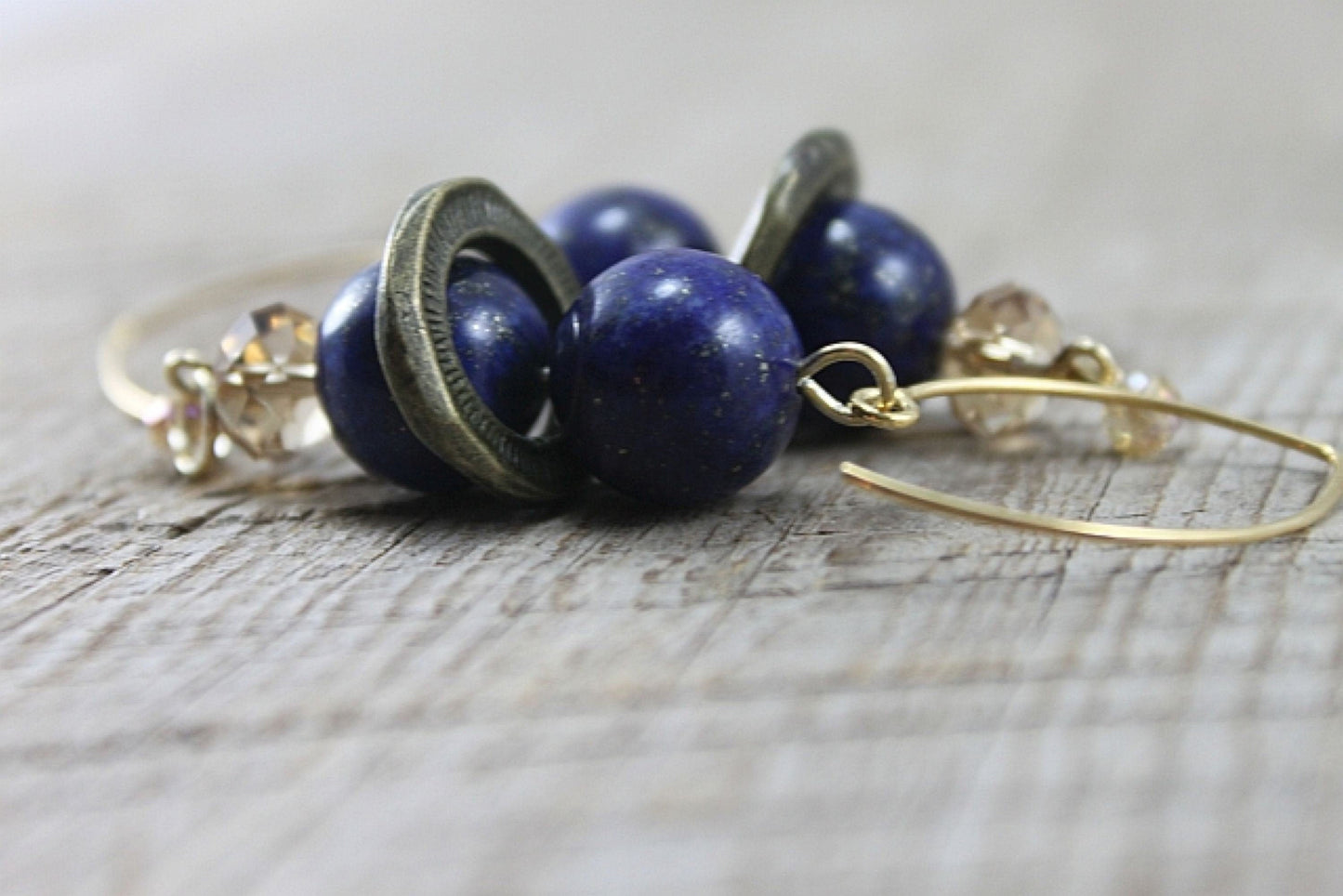 SariBlue® Lapis Lazuli Statement Earrings