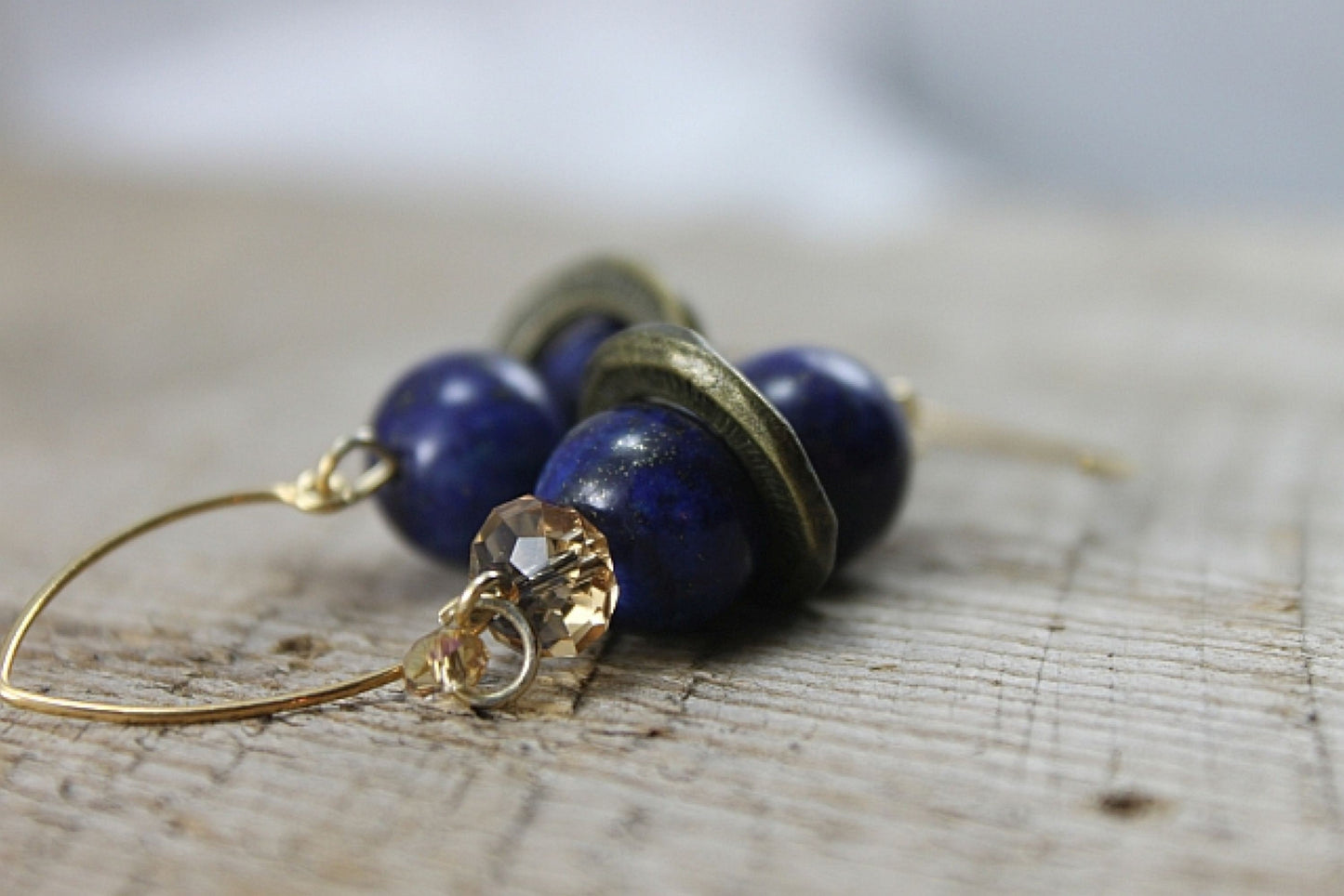 SariBlue® Lapis Lazuli Statement Earrings