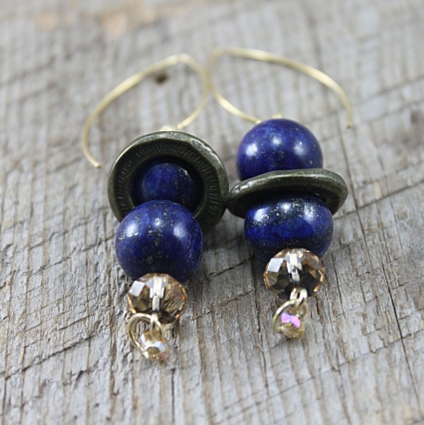 SariBlue® Lapis Lazuli Statement Earrings