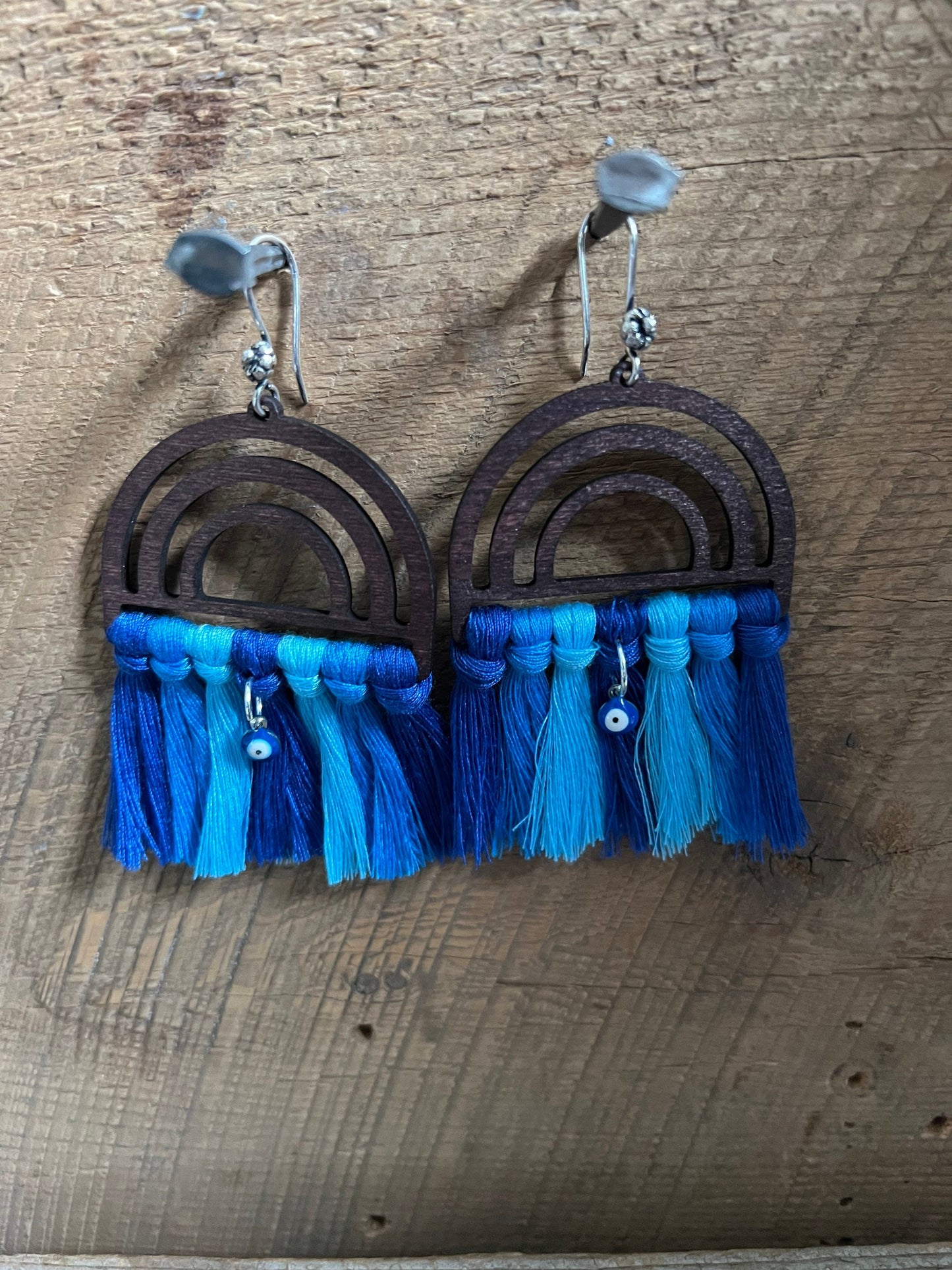 SariBlue® All the Blues Rainbow Earrings