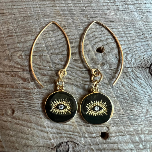 SariBlue® Gold Intuition Earrings